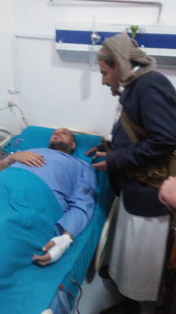 الشيخ زيد أبوعلي يزور جمعان ويدلي بأول تصرح عن حالتة الصحية وعن الحادث الاجرامي تفاصيل