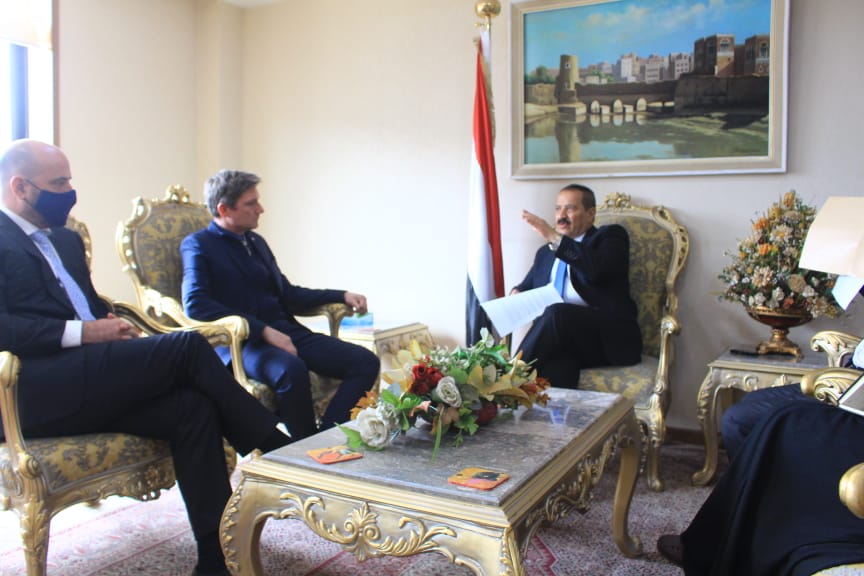 صنعاء وزير الخارجية يلتقي ممثلي الأمم المتحدة والصليب الأحمر باليمن