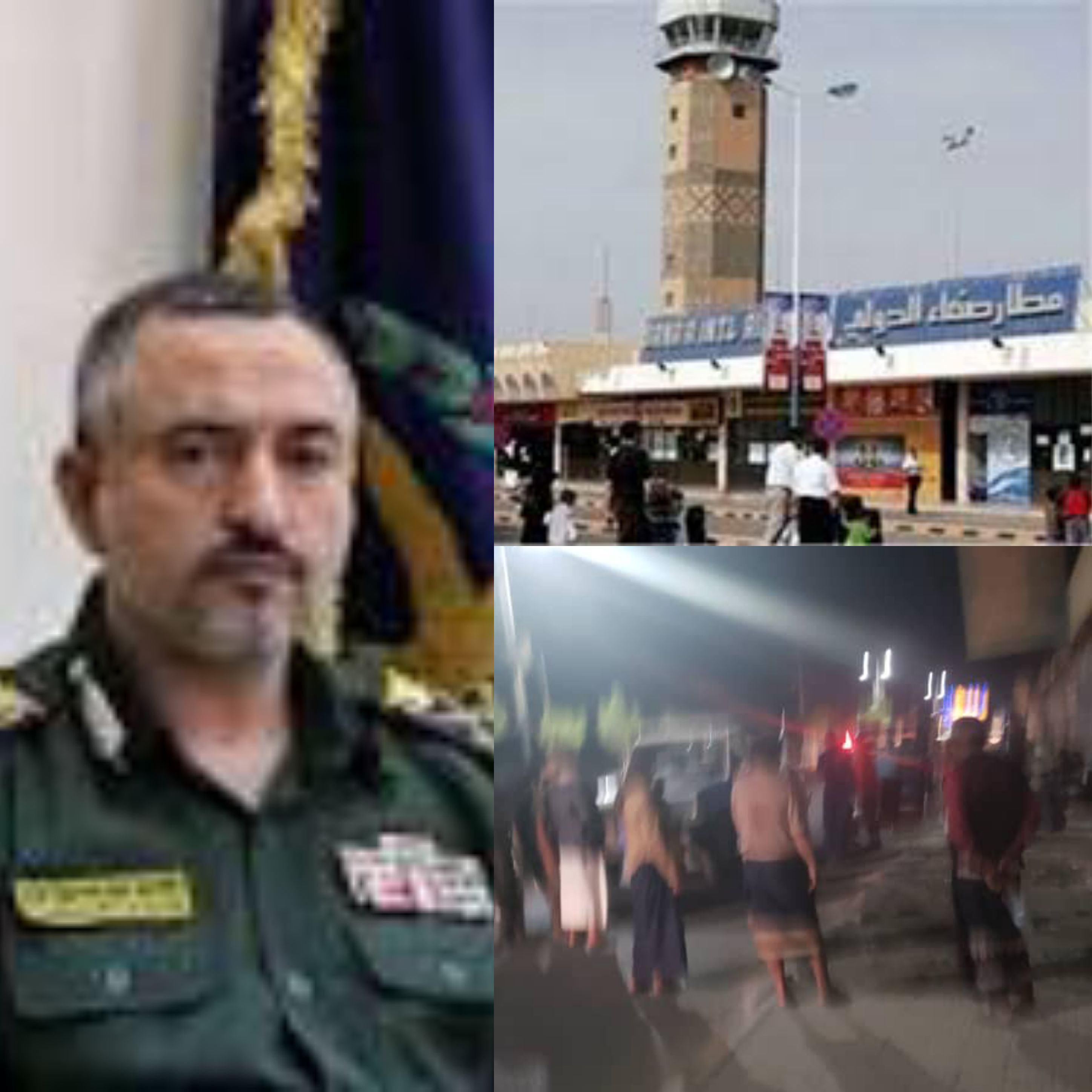 الى وزير الداخلية تعرض منزل الشيخ غانم حميد لعملية تفجير قنبله على بعد أمتار من بوابة مطار صنعاء