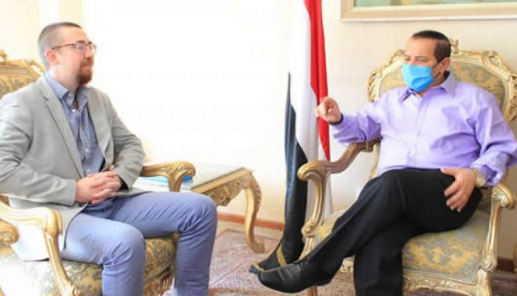 وزير الخارجية اليمني يلتقي مدير مكتب منظمة أكتد الفرنسية ..